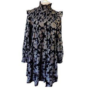 NEW Sen Collection NWT Women's Black and Gold Cocktail Dress